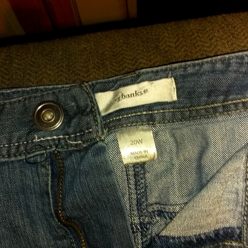 C.J. Banks Denim Pencil Skirt *Plus Size